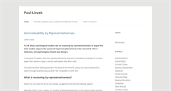Desktop Screenshot of paullitvak.com